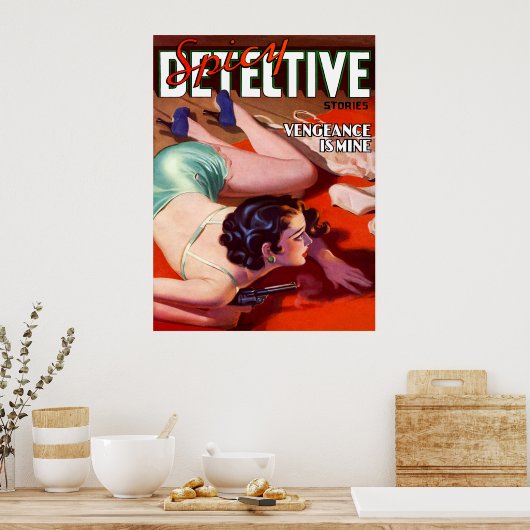 vengenace is van mij poster (Keuken)