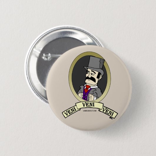 Veni Badge Ronde Button 5,7 Cm (Voorkant /achterkant)