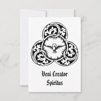 Veni Creator Spiritus Religieuze Kunst Heilige Kaa Bedankkaart