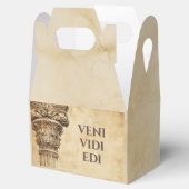 Veni Vidi Edi Grappig Oude Rome Latijns Gezegde Bedankdoosjes (Geopend)