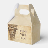 Veni Vidi Edi Grappig Oude Rome Latijns Gezegde Bedankdoosjes (Voorkant Zijde)