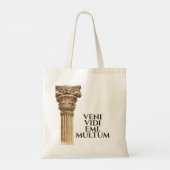 Veni Vidi Emi Funny Ancient Rome Latin Saying Tote Bag (Achterkant)