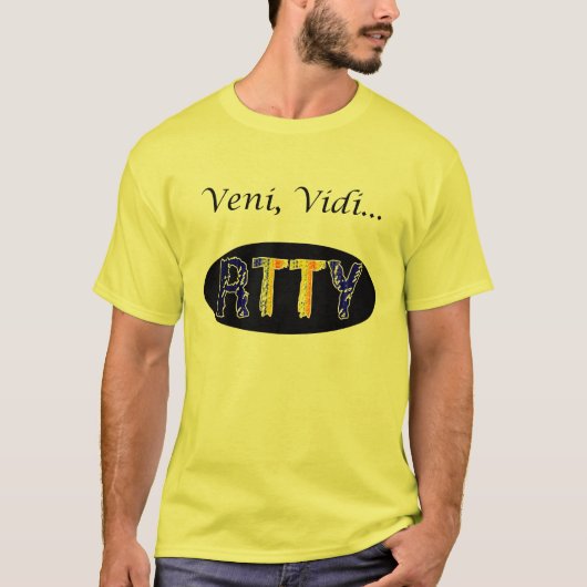 Veni, Vidi...RTTY T-shirt (Voorkant)