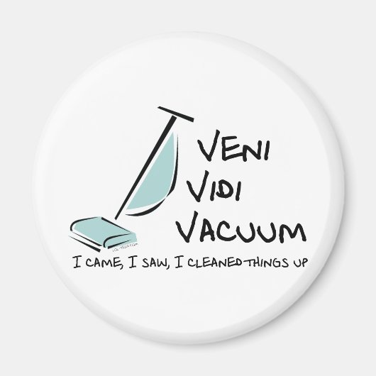 Veni Vidi Vacuum Magneet (Voorkant)