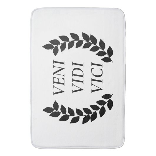 Veni Vidi Vici Badmat (Voorkant Verticaal)