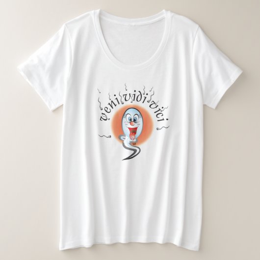 Veni Vidi Vici Bald Mami T-Shirt (Design voorkant)