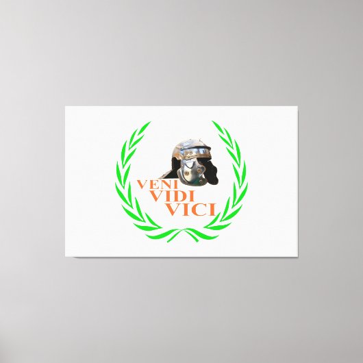 Veni Vidi Vici Canvas Afdruk (Voorkant)