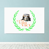 Veni Vidi Vici Canvas Afdruk (Insitu (Houten vloer))