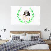 Veni Vidi Vici Canvas Afdruk (Insitu (Slaapkamer))