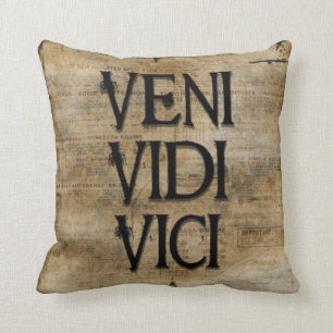 Veni Vidi Vici door Vetro-Design Kussen