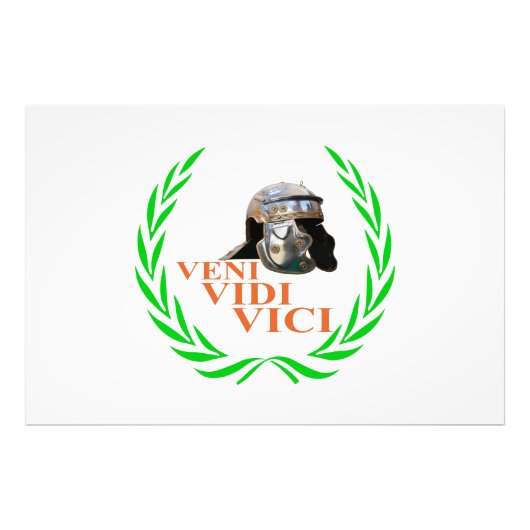 Veni Vidi Vici Foto Afdruk (Voorkant)