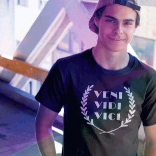 Veni Vidi Vici Funny Gamer Atleet Afstuderen T-shirt