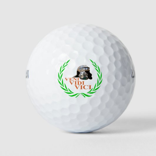 Veni Vidi Vici Golfballen (Voorkant)