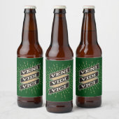 Veni Vidi Vici Groen bierflesetiket Bier Etiket (Flessen)
