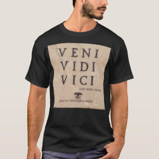 VENI VIDI VICI = IK KWAM DAT IK ZAG DAT IK VEROORD T-SHIRT