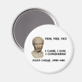 Veni, Vidi, Vici... ik kwam, ik zag, ik veroverde Magneet (Voorkant / Achterkant)