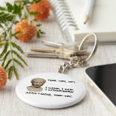 Veni, Vidi, Vici... ik kwam, ik zag, ik veroverde Sleutelhanger (Zijkant)