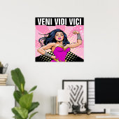 Veni Vidi Vici - IK VEROORDEELD Poster (Thuiskantoor)