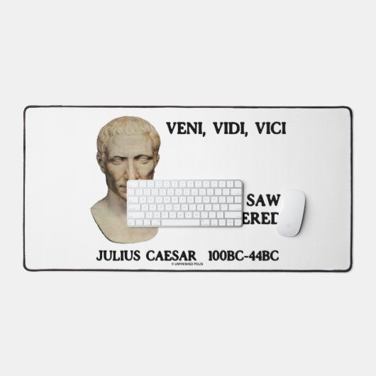 Veni, Vidi, Vici, ik zag dat ik Caesar veroverde Bureaumat (Keyboard & Muis)