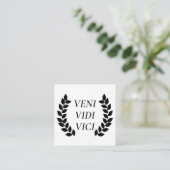 Veni Vidi Vici Informatiekaartje (Staand voorkant)
