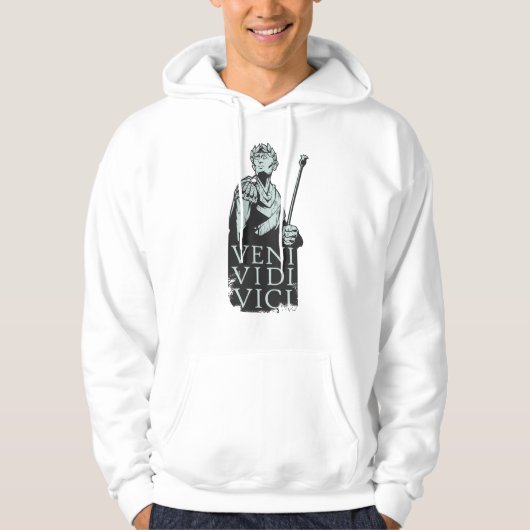 Veni Vidi Vici Julius Caesar Roman Hoodie (Voorkant)