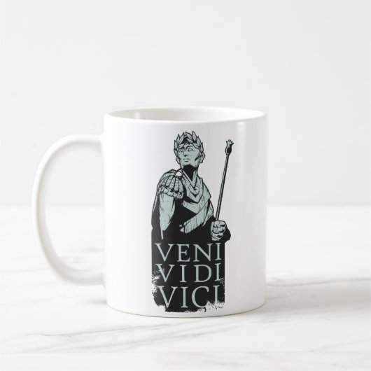 Veni Vidi Vici Julius Caesar Roman Koffiemok (Links)