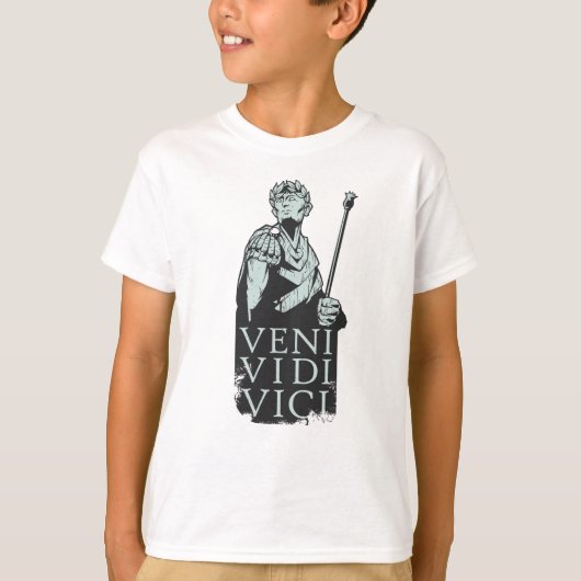 Veni Vidi Vici Julius Caesar Roman T-shirt (Voorkant)