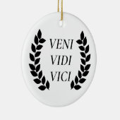 Veni Vidi Vici Keramisch Ornament (Rechts)