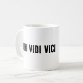 Veni vidi vici koffiemok (Voorkant links)