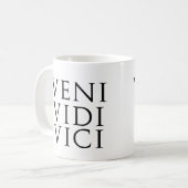 Veni Vidi Vici Koffiemok (Voorkant links)
