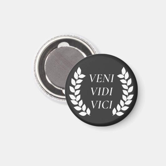 Veni Vidi Vici Magneet (Voorkant / Achterkant)