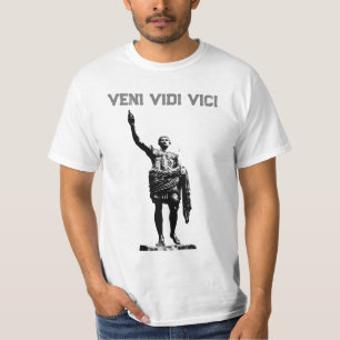 Veni Vidi Vici Motivatie Caesar Quote Mannen T-shirt