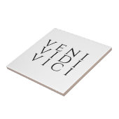 Veni Vidi Vici Onderzetter Tegeltje (Zijkant)