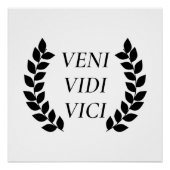Veni Vidi Vici Perfect Poster (Voorkant)