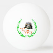 Veni Vidi Vici Pingpongbal (Achterkant)