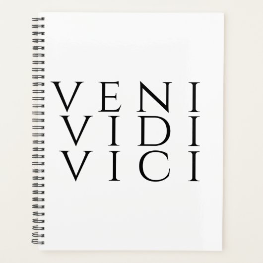 Veni Vidi Vici Planner (Voorkant)
