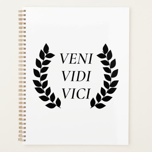 Veni Vidi Vici Planner (Voorkant)