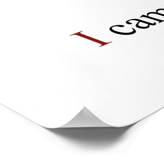 Veni, Vidi, Vici Poster (Hoek)