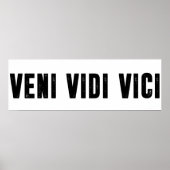 Veni vidi vici poster (Voorkant)