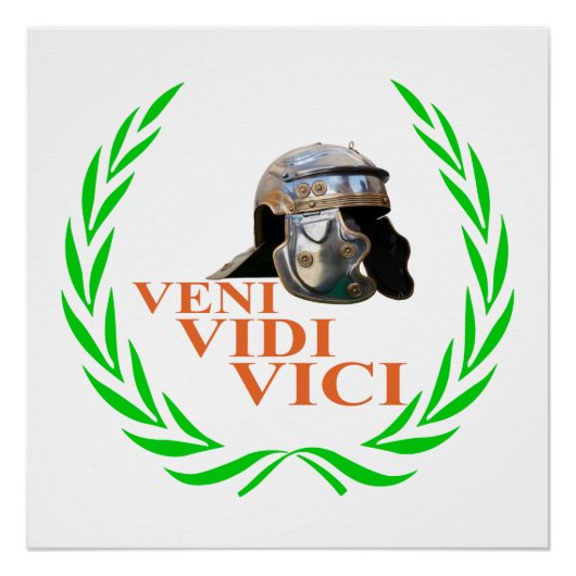 Veni Vidi Vici Poster (Voorkant)