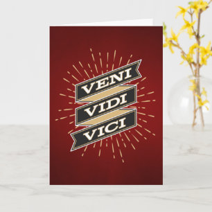 Veni Vidi Vici Red Kaart
