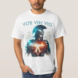 Veni vidi vici Romeinse krijger centurion armor T-shirt