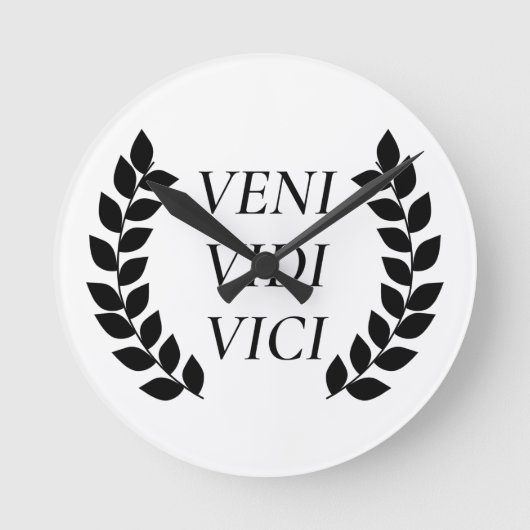 Veni Vidi Vici Ronde Klok (Voorkant)