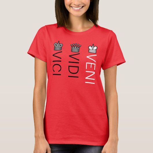 Veni Vidi Vici Royale T-shirt (Voorkant)