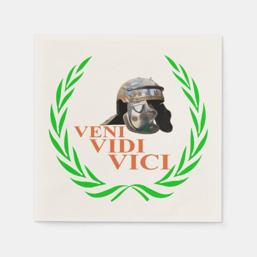 Veni Vidi Vici Servetten (Voorkant)