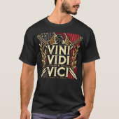 Veni Vidi Vici Shirt, Roman Caesar T-Shirt, Ancien T-shirt (Voorkant)