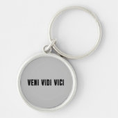 Veni vidi vici sleutelhanger (Voorkant)