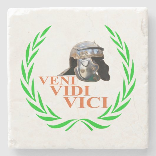 Veni Vidi Vici Stenen Onderzetter (Voorkant)