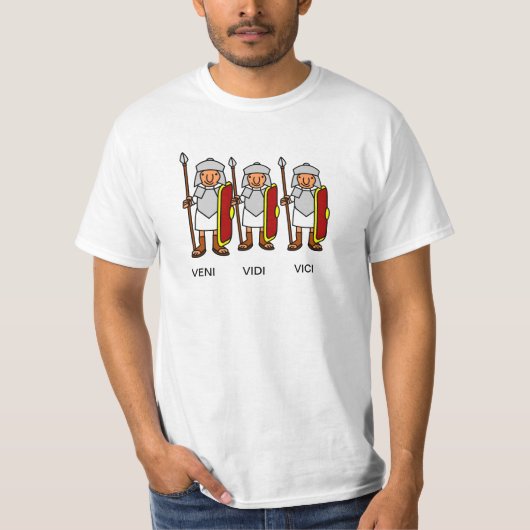 Veni, Vidi, Vici T-shirt (Voorkant)