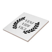 Veni Vidi Vici Tegeltje (Zijkant)
